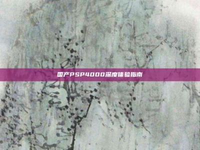 国产PSP4000深度体验指南