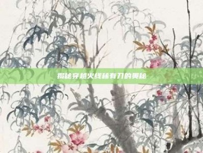 揭秘穿越火线稀有刀的奥秘