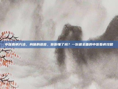 中医看病方法，身体的语言，你听懂了吗？一份最全面的中医看病攻略