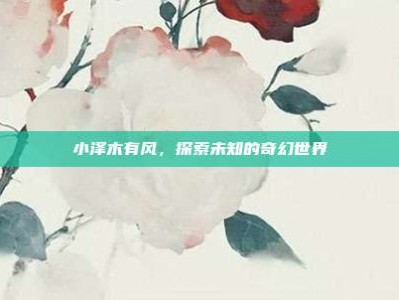 小泽木有风，探索未知的奇幻世界