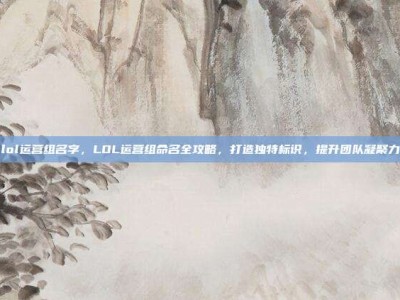 lol运营组名字，LOL运营组命名全攻略，打造独特标识，提升团队凝聚力