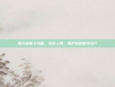 盛大密保卡攻略，安全上网，保护你的数字资产
