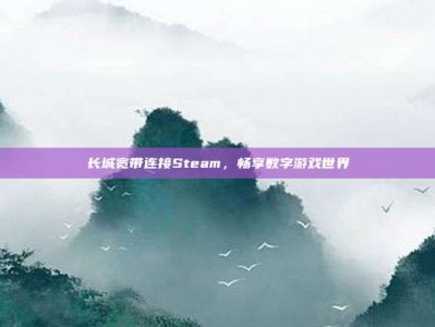 长城宽带连接Steam，畅享数字游戏世界