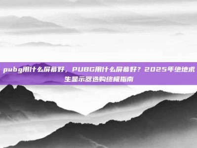 pubg用什么屏幕好，PUBG用什么屏幕好？2025年绝地求生显示器选购终极指南