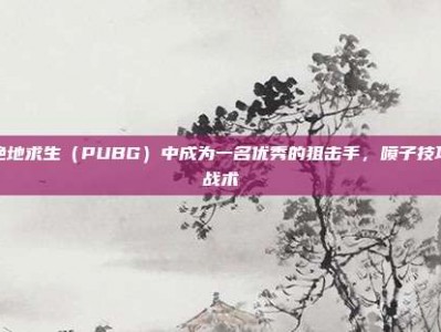 在绝地求生（PUBG）中成为一名优秀的狙击手，喷子技巧与战术