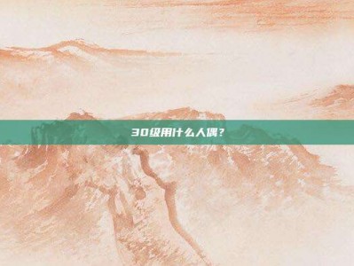30级用什么人偶？