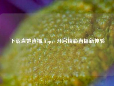 下载盘她直播 App，开启精彩直播新体验