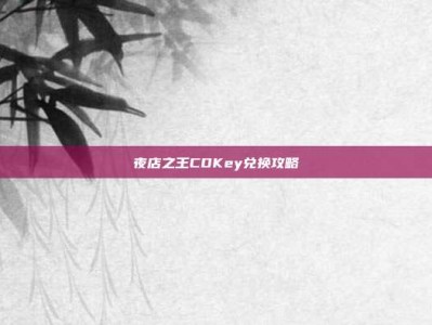 夜店之王CDKey兑换攻略