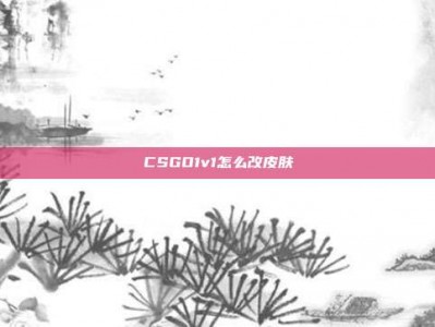 CSGO1v1怎么改皮肤
