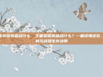 王者荣耀英雄战什么，王者荣耀英雄战什么？一篇读懂定位、克制与战场生存法则