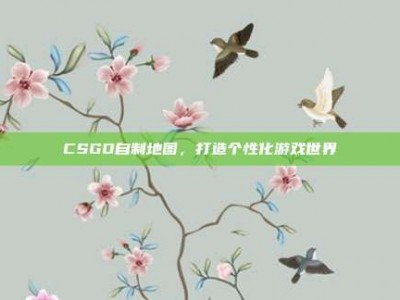CSGO自制地图，打造个性化游戏世界