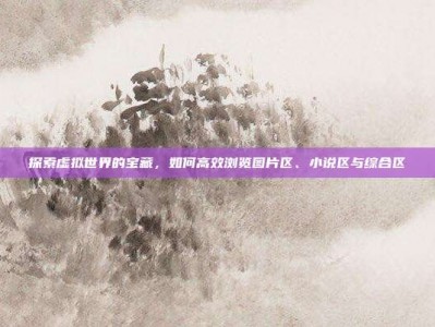 探索虚拟世界的宝藏，如何高效浏览图片区、小说区与综合区