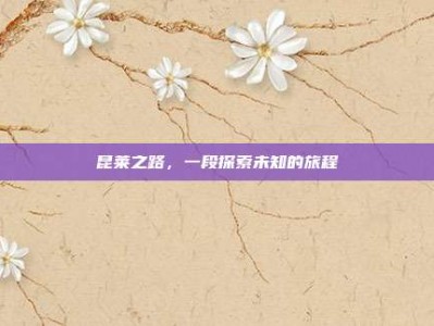 昆莱之路，一段探索未知的旅程