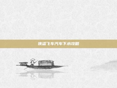 侠盗飞车汽车下水攻略