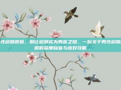 男性尿频原因，别让尿频成为男言之隐，一份关于男性尿频原因的深度自查与应对攻略