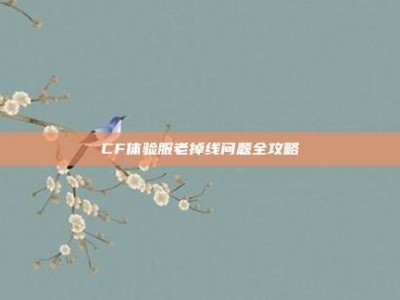 CF体验服老掉线问题全攻略