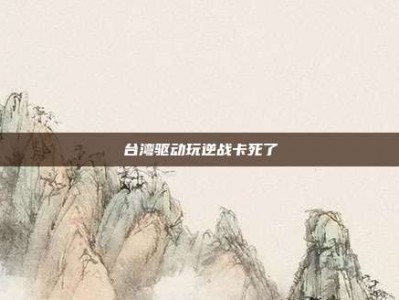 台湾驱动玩逆战卡死了
