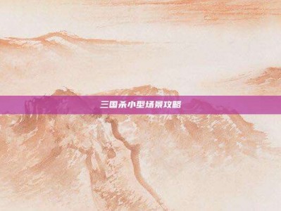 三国杀小型场景攻略