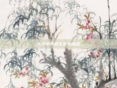 大话水浒道士怎么加点