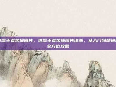 达摩王者荣耀图片，达摩王者荣耀图片详解，从入门到精通的全方位攻略