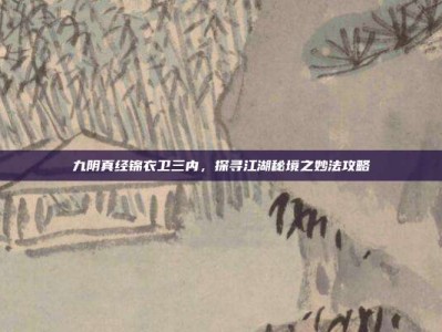 九阴真经锦衣卫三内，探寻江湖秘境之妙法攻略