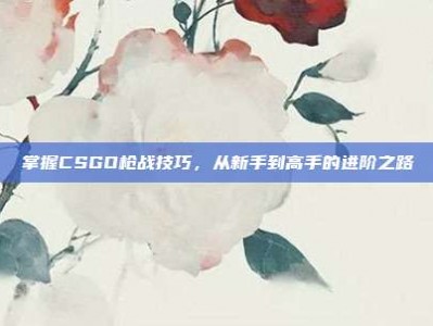 掌握CSGO枪战技巧，从新手到高手的进阶之路