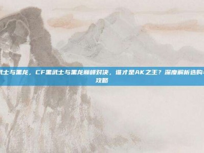 cf黑武士与黑龙，CF黑武士与黑龙巅峰对决，谁才是AK之王？深度解析选购与实战攻略