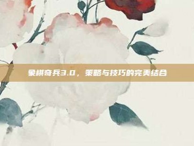 象棋奇兵3.0，策略与技巧的完美结合