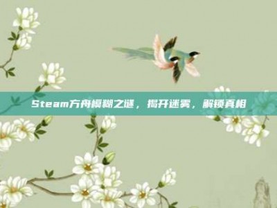 Steam方舟模糊之谜，揭开迷雾，解锁真相