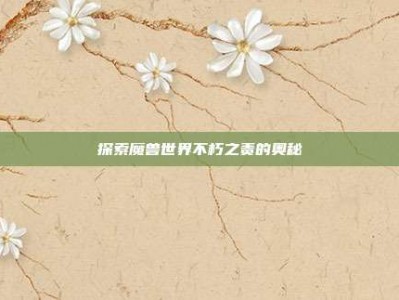 探索魔兽世界不朽之责的奥秘