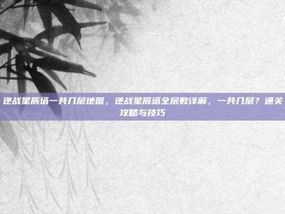 逆战星辰塔一共几层地图，逆战星辰塔全层数详解，一共几层？通关攻略与技巧
