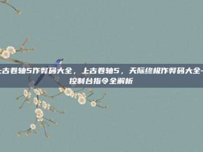 上古卷轴5作弊码大全，上古卷轴5，天际终极作弊码大全—控制台指令全解析