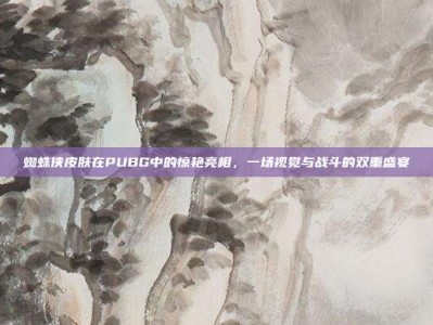 蜘蛛侠皮肤在PUBG中的惊艳亮相，一场视觉与战斗的双重盛宴