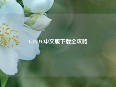 GTA VC中文版下载全攻略