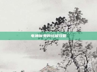 电神魔鬼的终极攻略