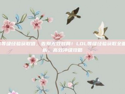 lol等级经验获取值，告别无效对局！LOL等级经验获取全面解析，高效冲级攻略