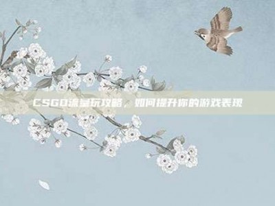 CSGO流量玩攻略，如何提升你的游戏表现