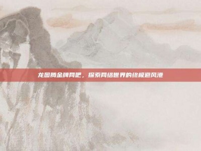 龙图腾金牌网吧，探索网络世界的终极避风港