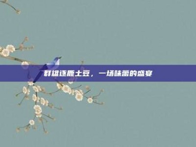 群雄逐鹿土豆，一场味蕾的盛宴