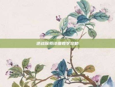 逆战探索详细教学攻略