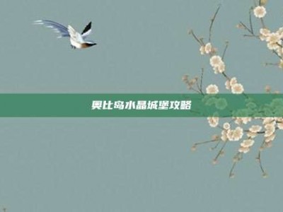 奥比岛水晶城堡攻略
