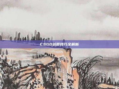 CSGO远距技巧全解析