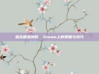 狙击精英纳粹，Steam上的策略与技巧