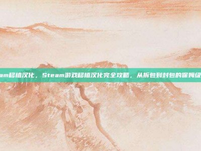 steam移植汉化，Steam游戏移植汉化完全攻略，从拆包到封包的保姆级教程