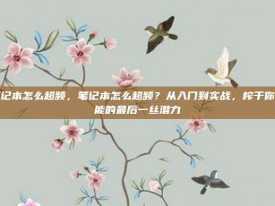 笔记本怎么超频，笔记本怎么超频？从入门到实战，榨干你性能的最后一丝潜力