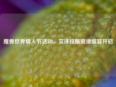 魔兽世界情人节活动，艾泽拉斯浪漫盛宴开启