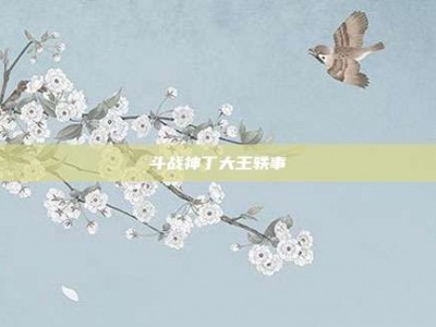 斗战神丁大王轶事