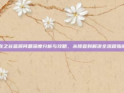 龙之谷蓝屏问题深度分析与攻略，从排查到解决全流程指南