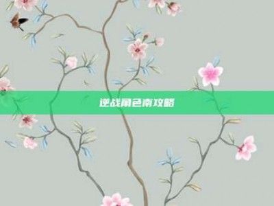 逆战角色南攻略