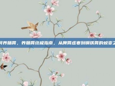 如何养肠胃，养肠胃终极指南，从脾胃虚寒到钢铁胃的蜕变之路